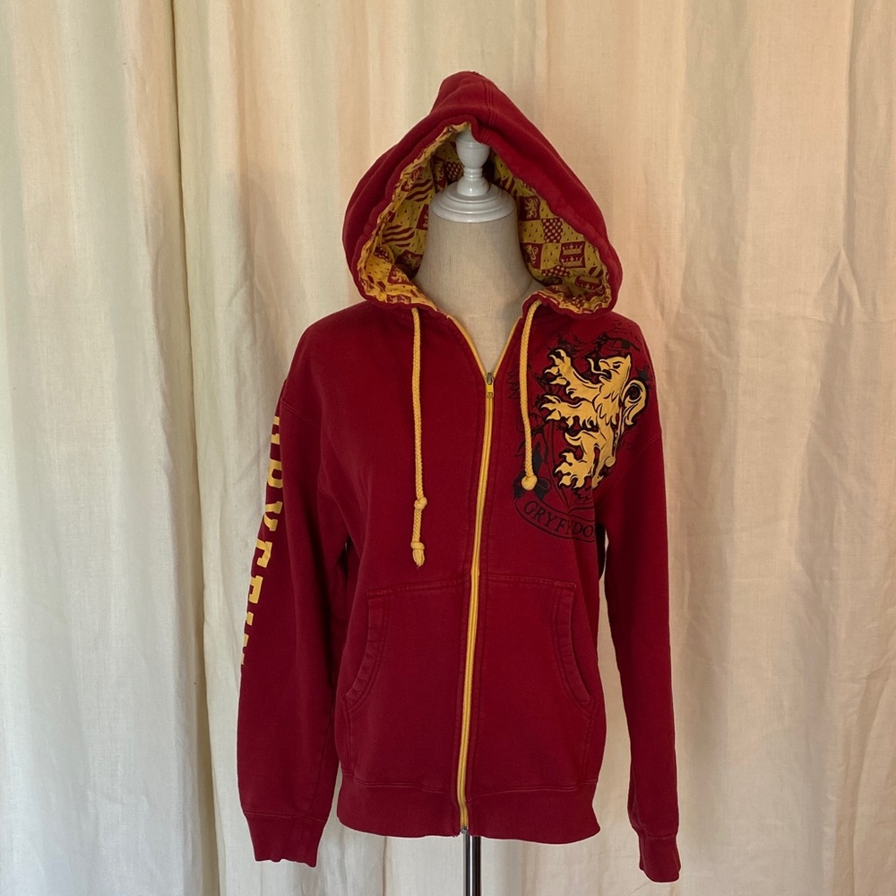 The Wizarding World of Harry Potter Universal Studios Hoodie Sweatshirt Jacket - Picture 1 of 8
